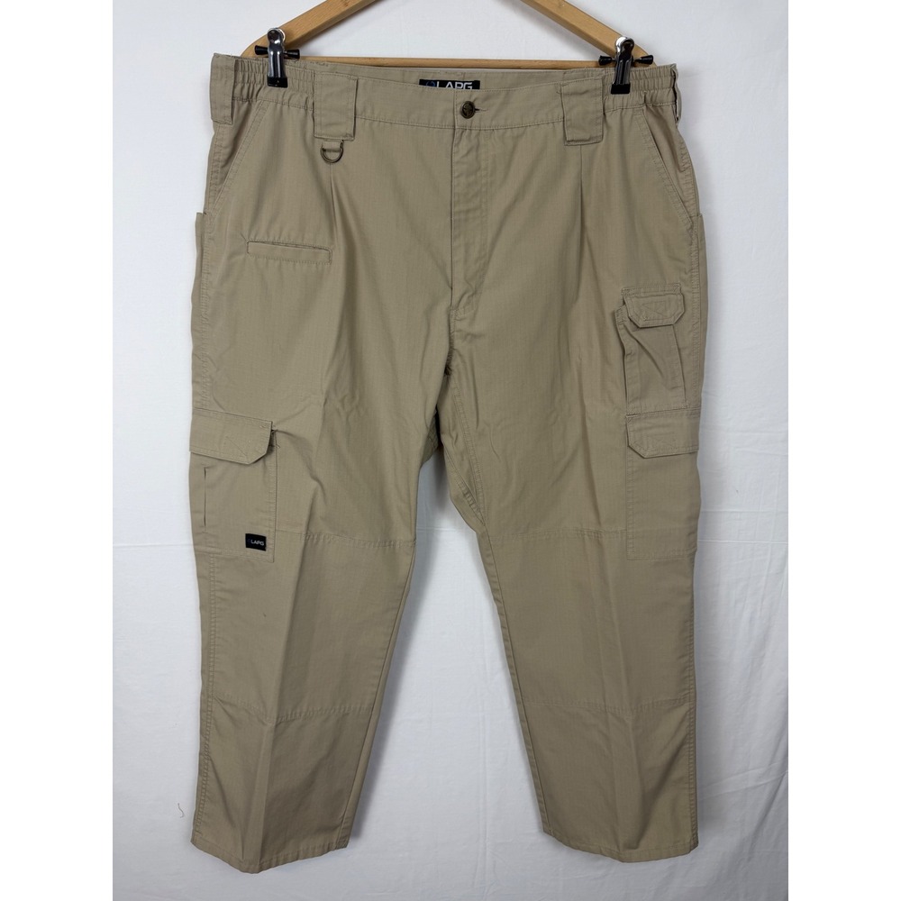 LA Police Gear Men's Field Pants Khaki Good Ripstop Tactical Cargo Utility 42x30